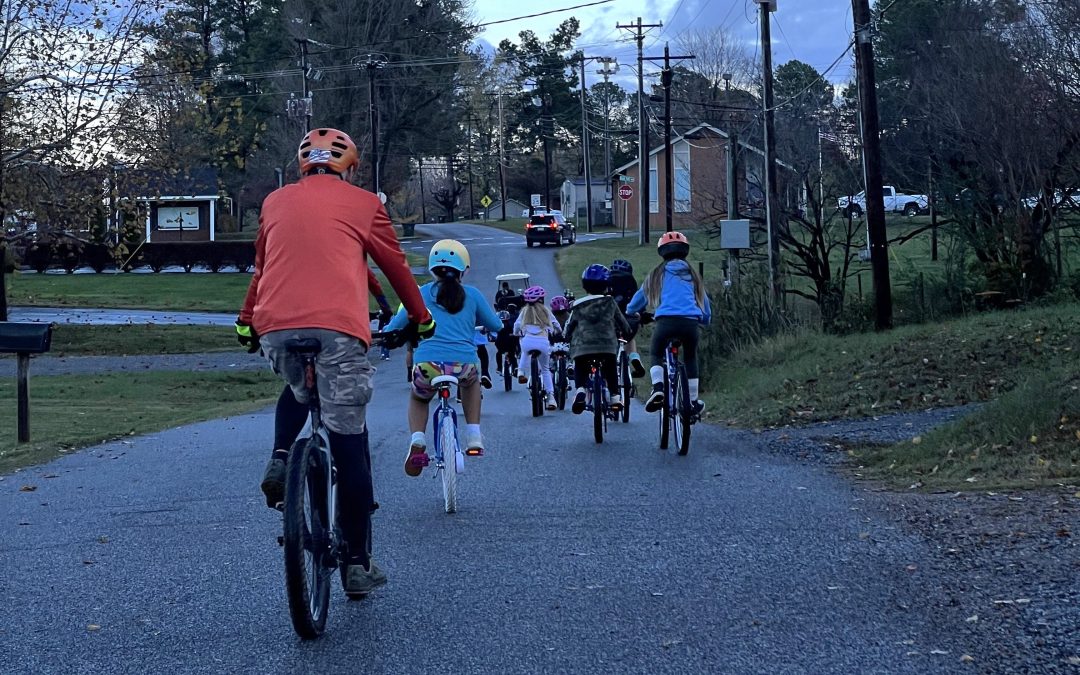 Calvert City Bike Bus encourages active transportation to school