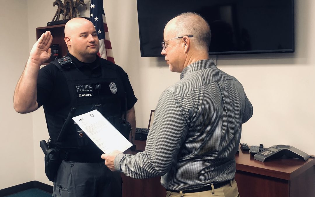 Calvert City Police Department Welcomes Officer Zane White