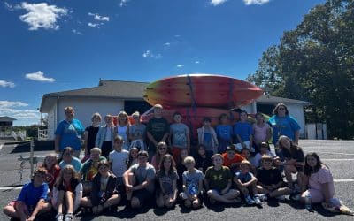 Calvert City 5th Graders Experience Kayaking at Paddle Skills Day