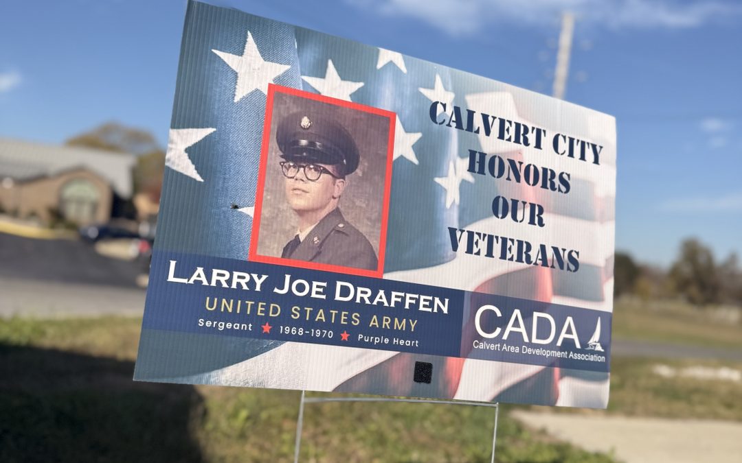 CADA honors local heroes with Military Tribute Signs at Memorial Park