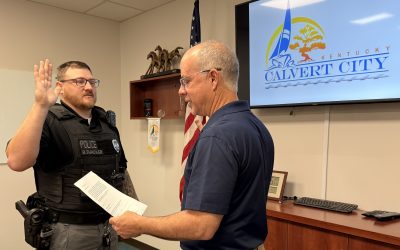 Calvert City Police Department welcomes new officer Ryan Thacker