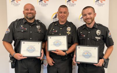 Calvert City Police Officers honored with life saving awards