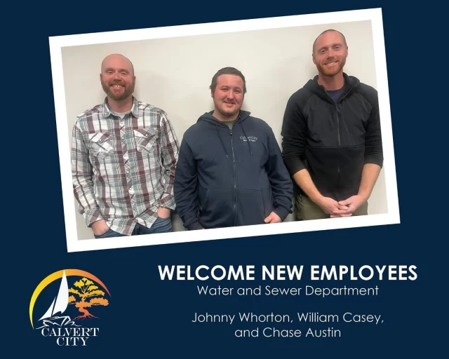 Please give our new employees a warm Calvert City welcome!